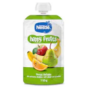 Postre Lácteo Infantil con Puré de 4 Frutas Happy Fruits Nestlé Bolsa 110 G