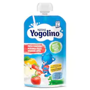 Postre Lácteo Infantil con Puré de Fresa y Manzana Nestlé Yogolino Bolsa 100 G
