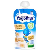 Postre Lácteo Infantil con Puré de Plátano Nestlé Yogolino Bolsa 100 G