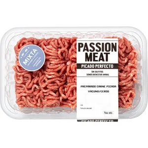 Preparado de Carne Picada Mixta Vacuno y Cerdo Passion Meat