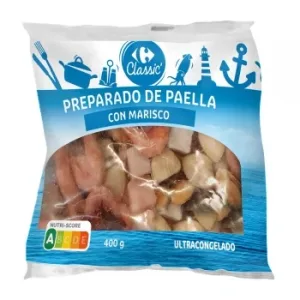 Preparado de Marisco para Paella Congelado Carrefour 400 G