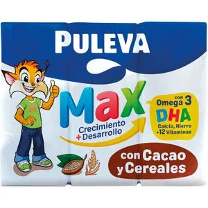 Preparado Lácteo Max con Cacao y Cereales P3 3 X 200 Ml