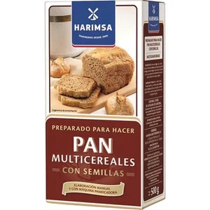 Preparado para Hacer Pan Multicereales con Semillas  Harimsa 500 G