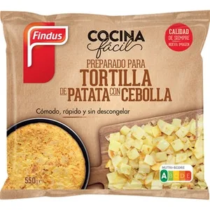Preparado para Tortilla de Patata con Cebolla Findus Cocina Facil