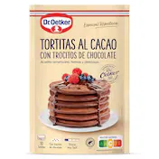 Preparado para Tortitas al Cacao con Chocolate Dr. Oetker Bolsa 210 G