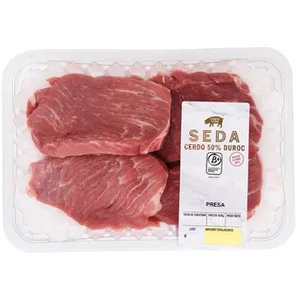 Presa Fileteada Extra de Cerdo 50% Duroc Peso Aproximado Seda