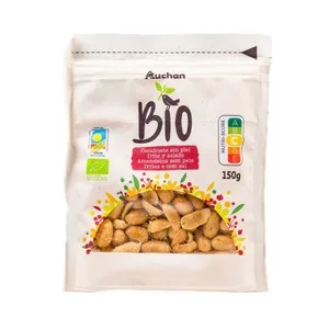 Producto Alcampo Bio Cacahuete sin Piel Frito y Salado Ecológico 150 G.