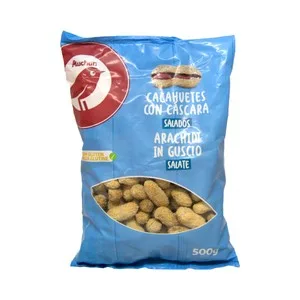 Producto Alcampo Cacahuetes con Cáscara Salados 500 G.
