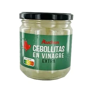 Producto Alcampo Cebollitas en Vinagre Extra Extra Frasco de 190 G.
