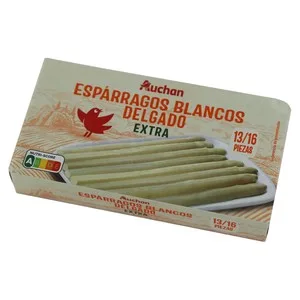 Producto Alcampo Espárragos Blancos 13/16 Piezas 150 G.
