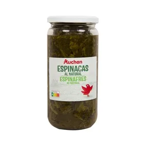 Alta Cocina Espinacas al Natural Frasco de 425 G.