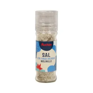 Producto Alcampo Sal con Finas Hierbas Molinillo 95 G.
