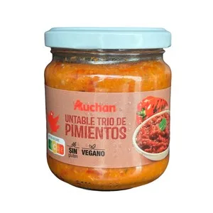 Producto Alcampo Untable Trio de Pimientos Vegano 175g. 175 G