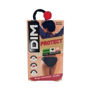 DIM Protect Braguita Menstrual Lavable para Flujo Abundante Talla 40 - 42.