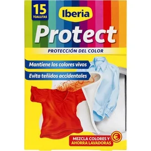 Protect Toallitas Super Absorbentes para Ropa de Color Evita Teñidos Accidentales Iberia