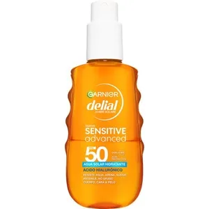 Protector Solar Agua Hidratante con Ácido Hialurónico Sensitive SPF 50 Resistente al Agua Delial