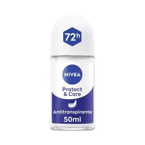 Nivea Protege & Cuida Desodorante Roll On para Mujer Antitranspirante hasta 72 Horas 50 Ml. 1 ML
