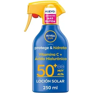 Protege & Hidrata Loción Solar Spf-50+ Resistente al Agua Nivea SUN