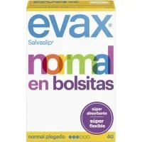 Protegeslip Normal Plegado Evax Fresh, Caja 40 Uds