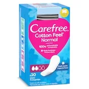 Protegeslips Normal Fresh Plegables Carefree Caja 20 Unidades