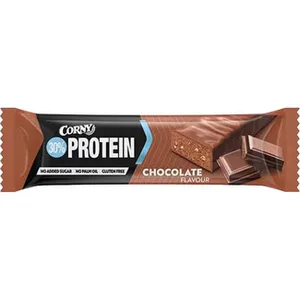 Protein Barrita de Proteínas de Chocolate con 30% de Proteínas sin Azúcares Añadidos  Corny 50 G