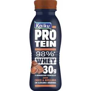 Protein Bebida con Proteínas de Suero UHT con Cacao y Avellana sin Lactosa Kaiku