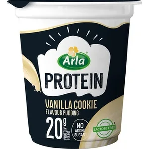 Protein Pudding de Vainilla con Galletas sin Lactosa Arla