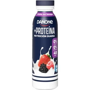 Protein Yogur Líquido con Proteínas con Frutos Rojos Desnatado 0% M.g 0% Azúcares Añadidos Botella 270 Ml Danone