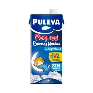 Puleva Peques Buenas Noches Leche (3) de Crecimiento con Triptófano, a Partir de 12 Meses 1 L. 1000 ML