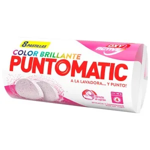 Puntomatic Color Brillante Detergente en Pastillas para Lavadora 8 Uds.