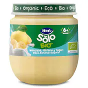 Puré de Manzana, Plátano y Yogur 100% Ecológica Hero Baby Frasco 120 G