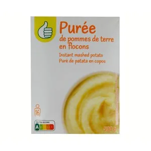 Producto Económico Alcampo Puré de Patatas 375 G. 500 G