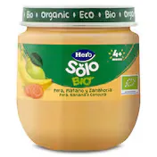 Puré de Pera, Plátano y Zanahoria 100% Ecológica Hero Frasco 120 G