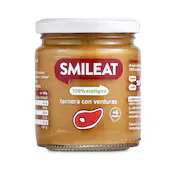 Puré de Ternera con Verduras 100% Ecológico Smileat Frasco 230 G