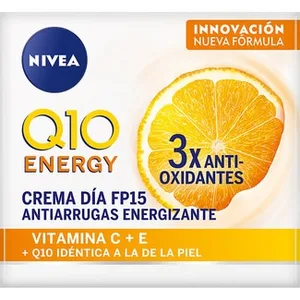 Q10 Plus C Crema Cuidado de Día Antiarrugas + Energizante Spf-15 para Piel Cansada Nivea