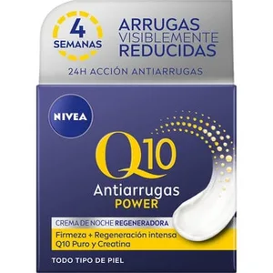 Q10 Power Crema Cuidado de Noche Anti-arrugas + Firmeza para Piel Normal Nivea