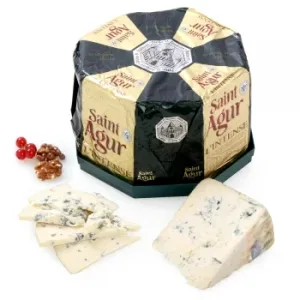 Queso Azul Cremoso Saint Agur Arias al Corte 200 G Aprox
