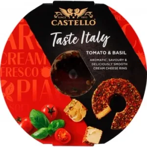 Queso Castello con Tomate y Albahaca Arla 125 G