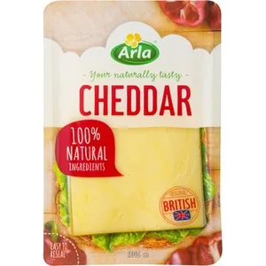 Queso Cheddar de Vaca en Lonchas Elaborado con Leche Pasteurizada Arla 150 G