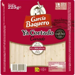 Queso Curado Mezcla Madurado Elaborado con Leche Pasteurizada Ya Cortado Garcia Baquero