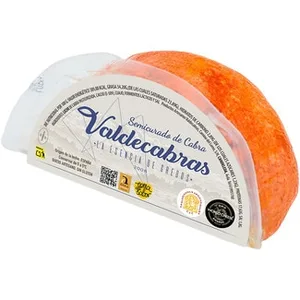 Queso de Cabra Semicurado con Pimentón Elaborado con Leche Pasteurizada Peso Aproximado Valdecabras