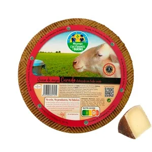 Alcampo Cultivamos LO Bueno Queso de Oveja Curado en Aceite, Leche Cruda, - Trozo 225 G