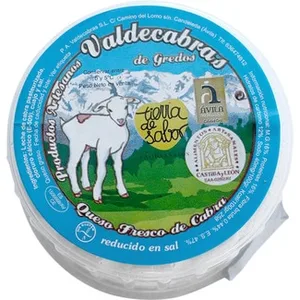 Queso Fresco de Cabra bajo en Sal Peso Aproximado Valdecabras 300 G