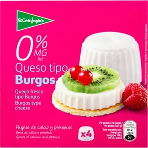 Queso Fresco Desnatado 0% M.g. Pack 4 X 62,50 G el Corte Ingles