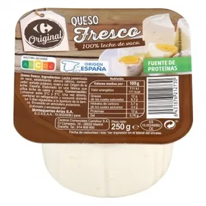 Queso Fresco Tradicional Carrefour 250 G.