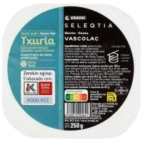 Queso Fresco Txuria Eroski Seleqtia, Tarrina 250 G