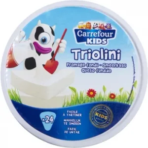 Queso Fundido en Porciones Carrefour Kids 400 G.