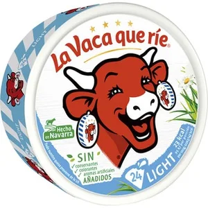 Queso Fundido Light 24 Porciones Pack Ahorro la Vaca que RIE 375 G
