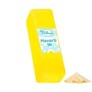 Milkimi Queso Havarti con Indicación Geográfica Protegida (igp), Barra 4 Kg. - Loncha Fina 1 Mm 225 G