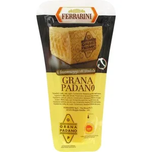 Queso Italiano de Vaca de Pasta Dura Semigrasa DOP Grana Padano Elaborado con Leche Cruda Ferrarini